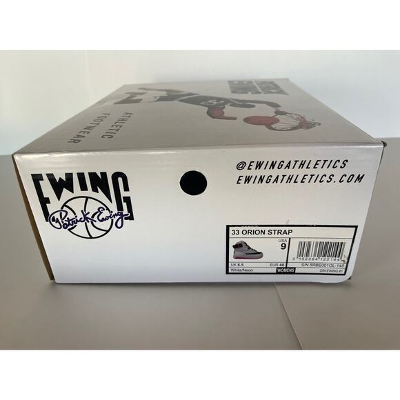 Patrick Ewing 33 Orion Strap White/Neon Womens Size 9 New In Box - Picture 9 of 13